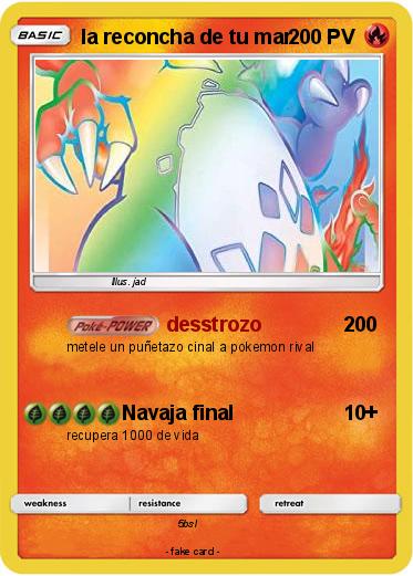 Pokemon la reconcha de tu mar