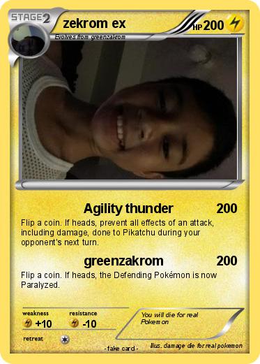 Pokemon zekrom ex