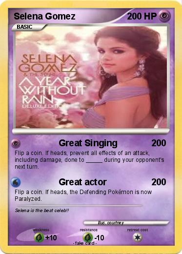 Pokemon Selena Gomez