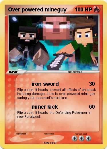 Pokemon Over powered mineguy
