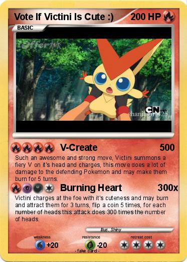 Pokemon Vote If Victini Is Cute :)