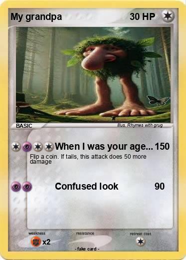 Pokemon My grandpa