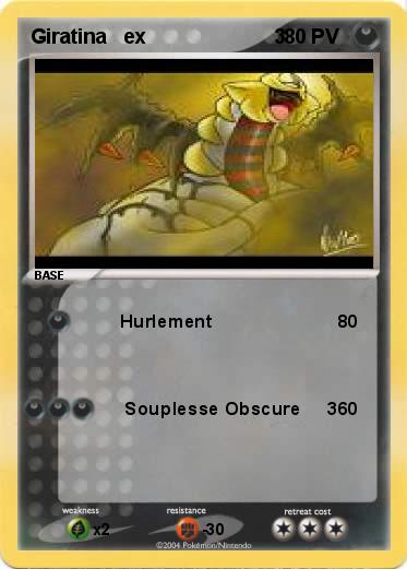 Pokemon Giratina   ex                       3 