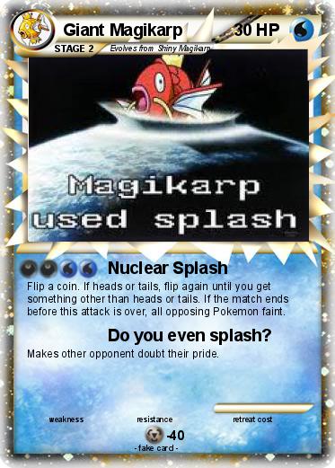 Pokemon Giant Magikarp