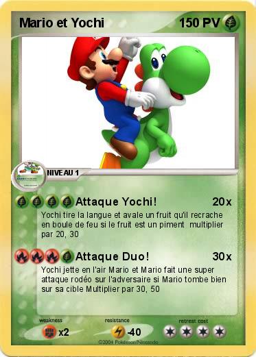 Pokemon Mario et Yochi