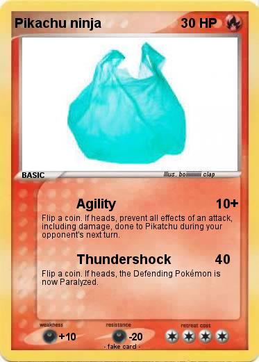 Pokemon Pikachu ninja