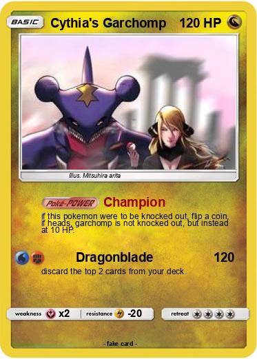 Pokemon Cythia's Garchomp