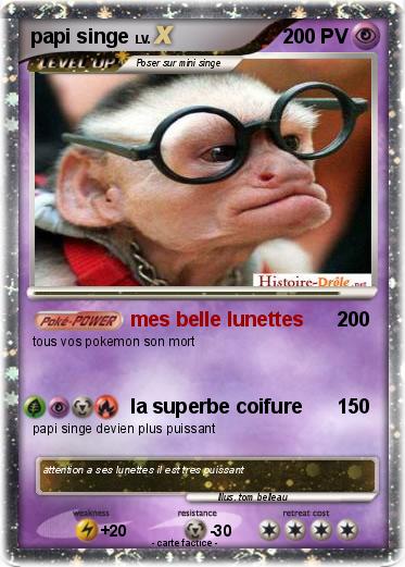 Pokemon papi singe