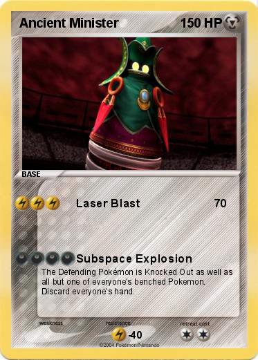 Pokemon Ancient Minister