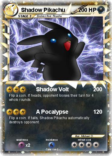 Pokemon Shadow Pikachu