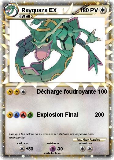 Pokemon Rayquaza EX