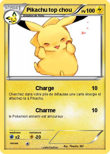 Pokemon Pikachu top chou