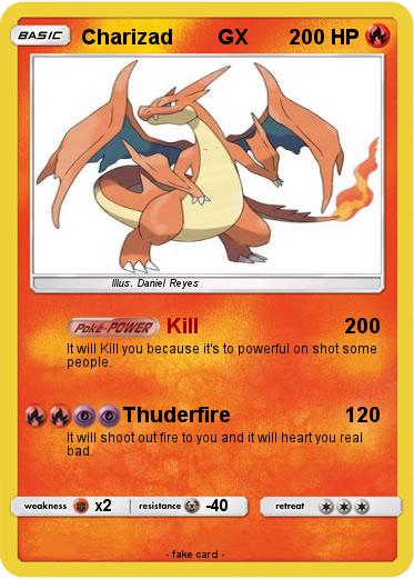 Pokemon Charizad        GX