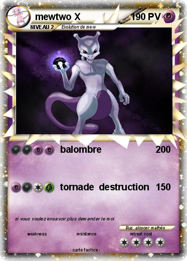Pokemon mewtwo X