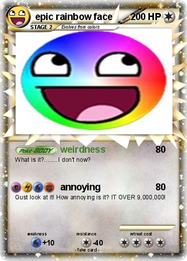 Pokemon epic rainbow face