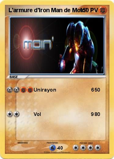 Pokemon L'armure d'Iron Man de Moin'