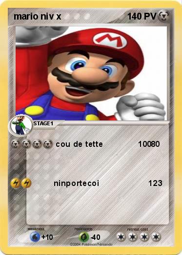 Pokemon mario niv x