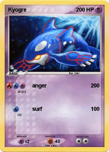 Pokemon Kyogre