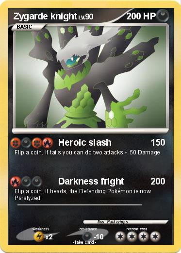 Pokemon Zygarde knight