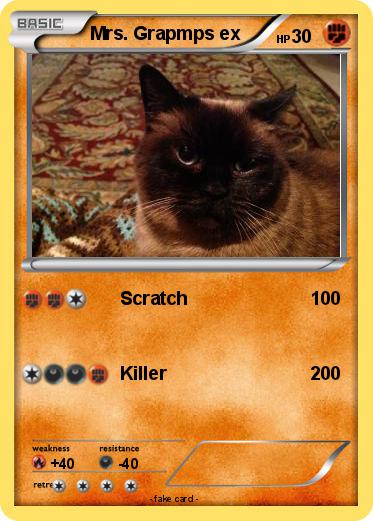 Pokemon Mrs. Grapmps ex