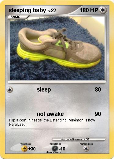 Pokemon sleeping baby