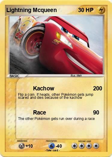 Pokemon Lightning Mcqueen