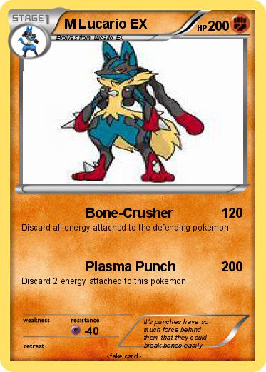 Pokemon M Lucario EX