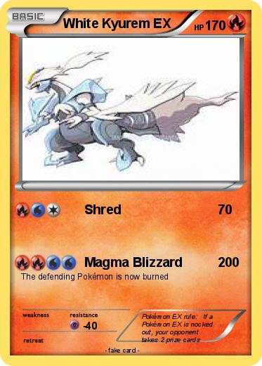 Pokemon White Kyurem EX