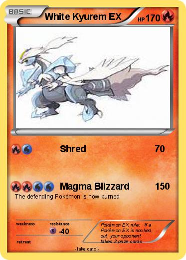 Pokemon White Kyurem EX