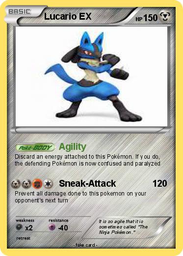 Pokemon Lucario EX