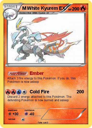 Pokemon M White Kyurem EX