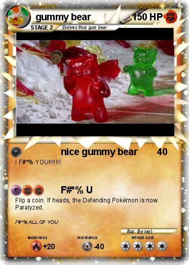 Pokemon gummy bear