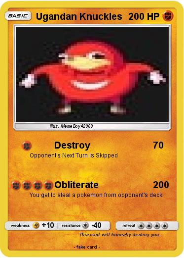 Pokemon Ugandan Knuckles