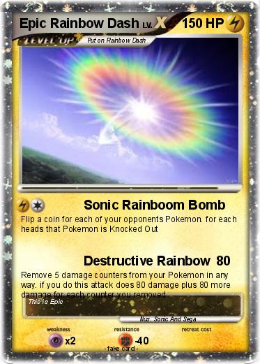 Pokemon Epic Rainbow Dash