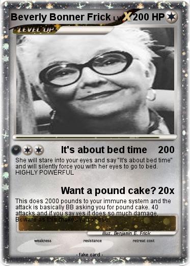 Pokemon Beverly Bonner Frick