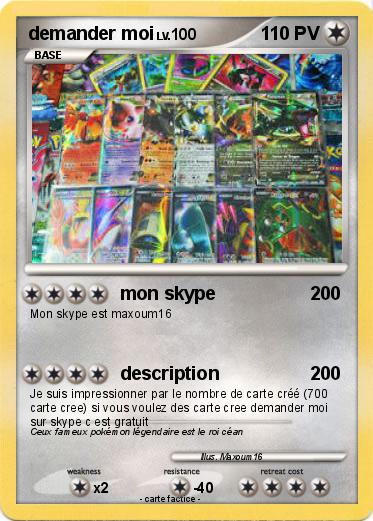 Pokemon demander moi
