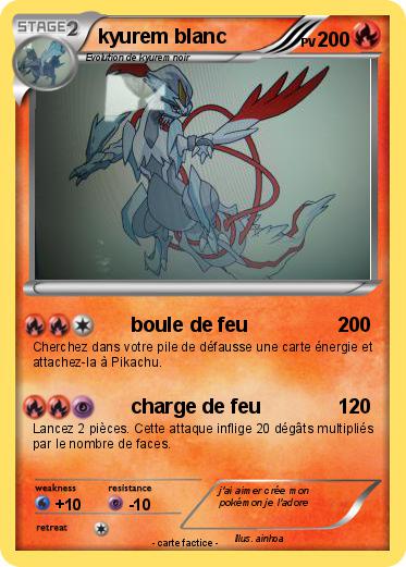 Pokemon kyurem blanc