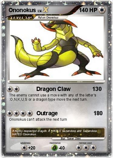 Pokemon Ononokus