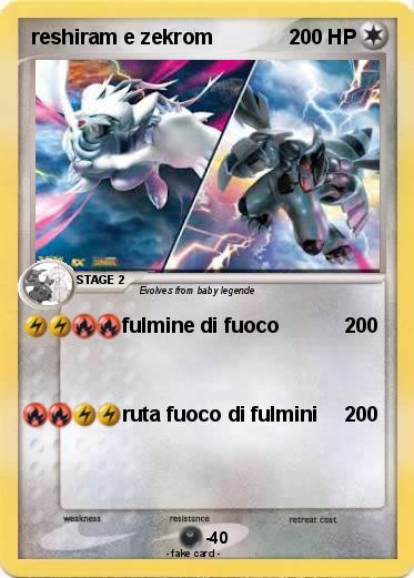 Pokemon reshiram e zekrom