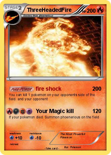 Pokemon ThreeHeadedFire
