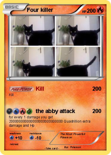 Pokemon Four killer