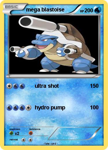 Pokemon mega blastoise