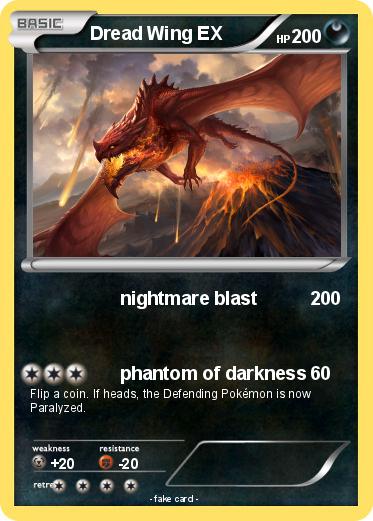 Pokemon Dread Wing EX