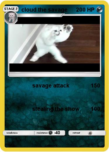 Pokemon cloud the savage