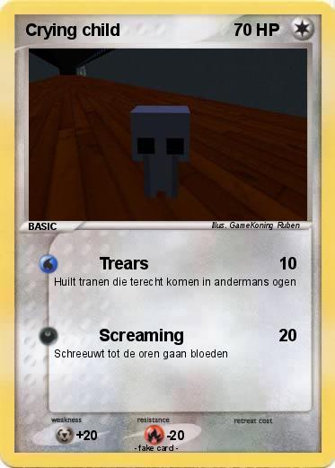 Pokemon Crying child