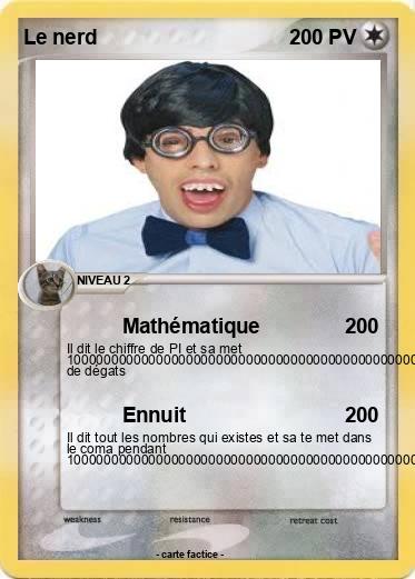 Pokemon Le nerd