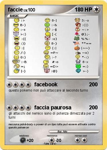 Pokemon faccie