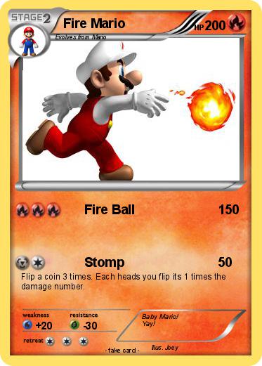Pokemon Fire Mario