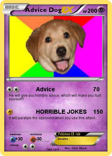 Pokemon Advice Dog