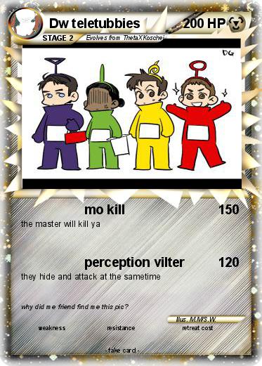 Pokemon Dw teletubbies